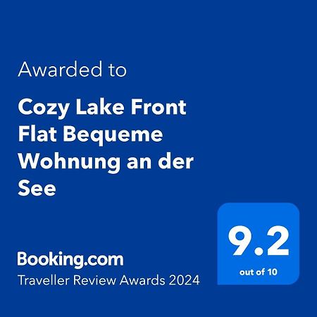 Cozy Lake Front Flat Bequeme Wohnung An Der See Pogradec Eksteriør billede