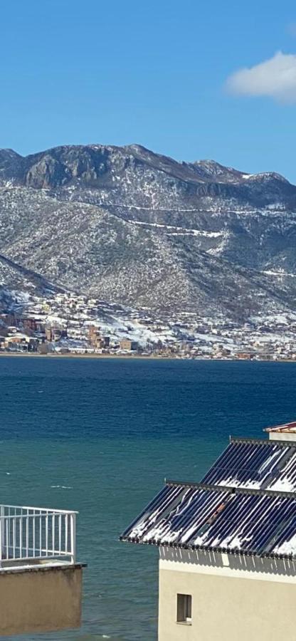 Cozy Lake Front Flat Bequeme Wohnung An Der See Pogradec Eksteriør billede